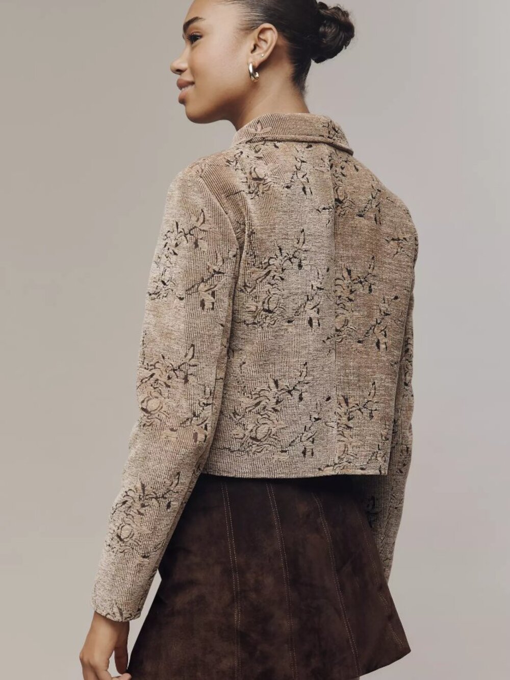 NWT Anthropologie Avec Les Filles Crop Corduroy Jacket - Picture 5 of 6